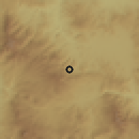 Shaded relief of the 59 km around Pueblo Nuevo, drawn from the GMTED2010 grid