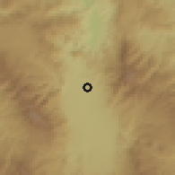 Shaded relief of the 59 km around San Antonio del Playón, drawn from the GMTED2010 grid