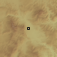 Shaded relief of the 59 km around San Francisco, drawn from the GMTED2010 grid