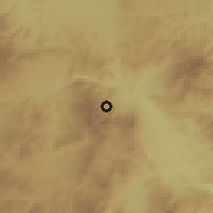 Shaded relief of the 59 km around San Juancito, drawn from the GMTED2010 grid