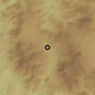 Shaded relief of the 59 km around Santa Fe, drawn from the GMTED2010 grid
