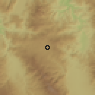 Shaded relief of the 59 km around Siguatepeque, drawn from the GMTED2010 grid