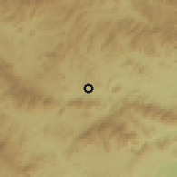 Shaded relief of the 59 km around Silca, drawn from the GMTED2010 grid