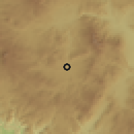 Shaded relief of the 59 km around Tegucigalpa, drawn from the GMTED2010 grid
