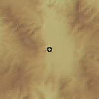 Shaded relief of the 59 km around Tepanguare, drawn from the GMTED2010 grid