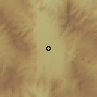 Shaded relief of the 59 km around Yarumela, drawn from the GMTED2010 grid