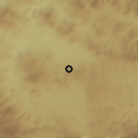 Shaded relief of the 59 km around Cedros, drawn from the GMTED2010 grid