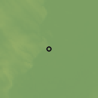 Shaded relief of the 51 km around Bölcske, drawn from the GMTED2010 grid