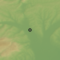 Shaded relief of the 50 km around Boldva, drawn from the GMTED2010 grid