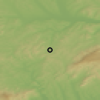 Shaded relief of the 50 km around Borsodnádasd, drawn from the GMTED2010 grid