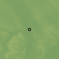 Shaded relief of the 51 km around Cece, drawn from the GMTED2010 grid
