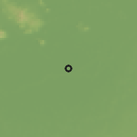 Shaded relief of the 50 km around Cigánd, drawn from the GMTED2010 grid