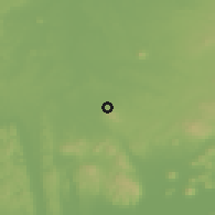 Shaded relief of the 51 km around Csabrendek, drawn from the GMTED2010 grid