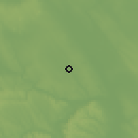 Shaded relief of the 51 km around Dég, drawn from the GMTED2010 grid