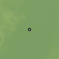 Shaded relief of the 51 km around Dunapataj, drawn from the GMTED2010 grid