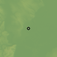 Shaded relief of the 51 km around Dunaszentgyörgy, drawn from the GMTED2010 grid