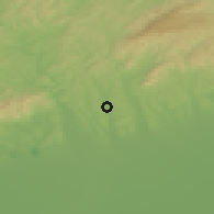 Shaded relief of the 50 km around Egerszalók, drawn from the GMTED2010 grid