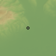 Shaded relief of the 50 km around Emőd, drawn from the GMTED2010 grid