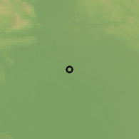 Shaded relief of the 51 km around Alsónémedi, drawn from the GMTED2010 grid