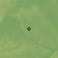 Shaded relief of the 51 km around Enying, drawn from the GMTED2010 grid