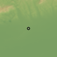 Shaded relief of the 50 km around Erdőtelek, drawn from the GMTED2010 grid