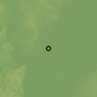 Shaded relief of the 51 km around Fadd, drawn from the GMTED2010 grid