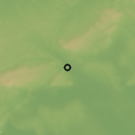 Shaded relief of the 51 km around Fehérvárcsurgó, drawn from the GMTED2010 grid