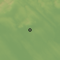 Shaded relief of the 51 km around Gárdony, drawn from the GMTED2010 grid
