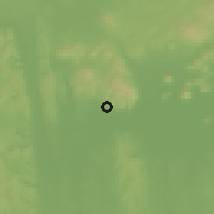 Shaded relief of the 51 km around Gyenesdiás, drawn from the GMTED2010 grid