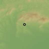 Shaded relief of the 50 km around Gyöngyöspata, drawn from the GMTED2010 grid