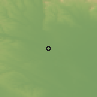 Shaded relief of the 51 km around Jászfényzaru, drawn from the GMTED2010 grid