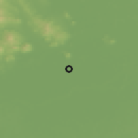 Shaded relief of the 50 km around Karcsa, drawn from the GMTED2010 grid