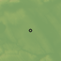 Shaded relief of the 51 km around Kisláng, drawn from the GMTED2010 grid