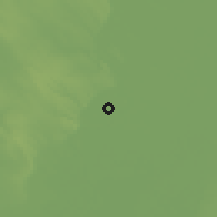 Shaded relief of the 51 km around Madocsa, drawn from the GMTED2010 grid