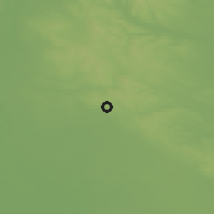 Shaded relief of the 51 km around Maglód, drawn from the GMTED2010 grid