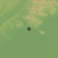 Shaded relief of the 50 km around Mezőzombor, drawn from the GMTED2010 grid
