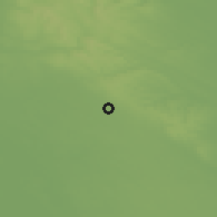 Shaded relief of the 51 km around Monor, drawn from the GMTED2010 grid