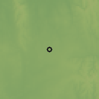 Shaded relief of the 51 km around Nagybajom, drawn from the GMTED2010 grid