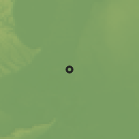 Shaded relief of the 51 km around Nagybaracska, drawn from the GMTED2010 grid