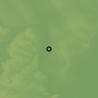 Shaded relief of the 51 km around Nagydorog, drawn from the GMTED2010 grid