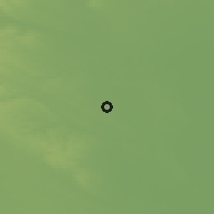 Shaded relief of the 51 km around Nagykáta, drawn from the GMTED2010 grid