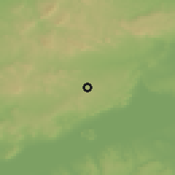 Shaded relief of the 51 km around Nemesvámos, drawn from the GMTED2010 grid
