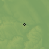 Shaded relief of the 51 km around Ozora, drawn from the GMTED2010 grid