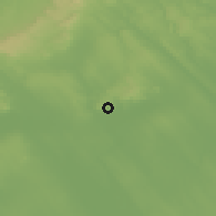 Shaded relief of the 51 km around Pákozd, drawn from the GMTED2010 grid