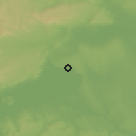 Shaded relief of the 51 km around Balatonkenese, drawn from the GMTED2010 grid