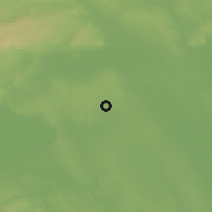Shaded relief of the 51 km around Polgárdi, drawn from the GMTED2010 grid