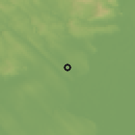 Shaded relief of the 51 km around Ráckeresztúr, drawn from the GMTED2010 grid
