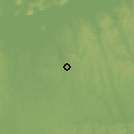 Shaded relief of the 51 km around Somogyvár, drawn from the GMTED2010 grid