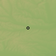 Shaded relief of the 51 km around Szentgotthárd, drawn from the GMTED2010 grid