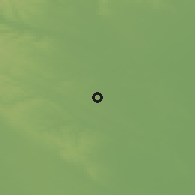 Shaded relief of the 51 km around Szentmártonkáta, drawn from the GMTED2010 grid